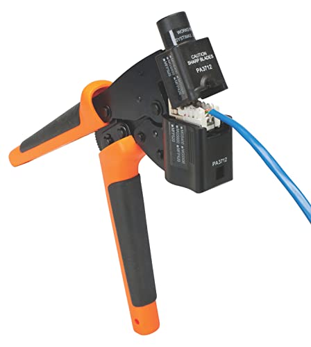 Image of Paladin Tools PA8106 Premium Jack Termination Tool | Professional Grade Cripmer for Systimax MGS400 MGS500 MGS600 (POE Ethernet Compatible)