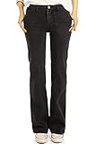 be styled Damenjeans, Bootcut Jeans, Schlaghosen medium Waist Fit j31k 40/L schwarz