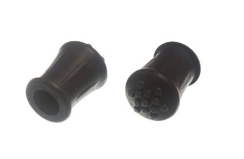 Cadre noir bague en caoutchouc 13mm pour embout de béquille et canne de marche de 1/2 pouce