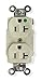 20A 5-20R 125V Receptacle Duplex Ivory - Pack Of 6