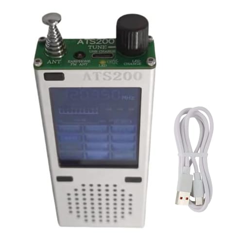 Radio portátil Bluetooth con pantalla táctil 2.4 pulg miniatura 1