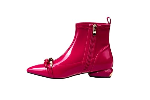 Ninety Union Milan Chain Detail Low Metal Heel Bootie3