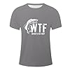 Men's T-Shirt Funny Letter Printed Tshirts for Mens UK Summer Casual Short Sleeve Regular Fit Tee Tops Breathable Crew Neck Workout Shirts Comfortable Everyday Wear Clothing Gray XXL #2