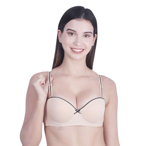 Image of Brachy Women's Poly Cotton Heavily Padded Wired Push-up Bra
