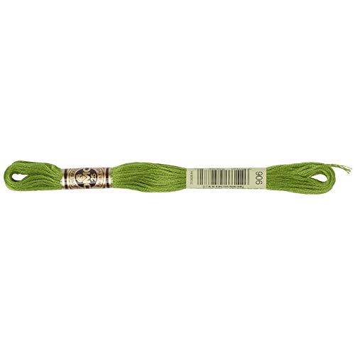 Image of DMC 6-Strand Embroidery Cotton Floss, Medium Parrot Green