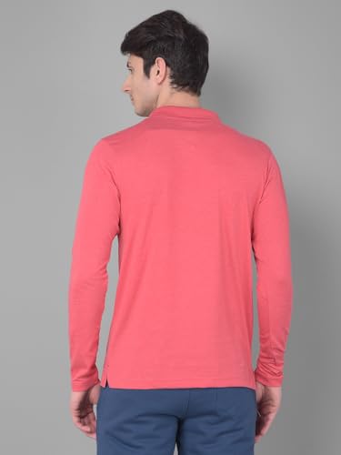 Image of Force NXT Polo Neck T-Shirt for Men Pack of 1 | Regular Fit T-Shirt for Men | Premium Super Combed Rich Cotton Polo Shirt | Men's Ultra Soft Full Sleeve T-Shirt