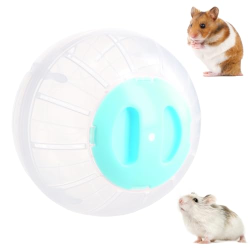 Boule Hamster 14,5cm, Balle d'exercice pour Hamster, Hamster Exercise Ball, Transparent Mignon Animal Hamster Boule, Ballon de Course pour Gerbille, Cochon...