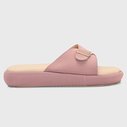 Image of Centrino Women's Sandals | Elegant Stylish Slip-On Chappals for Ladies |Lightweight & Breathable Slippers /Flip-Flops| Durable Outdoor Synthetic Casual Wear,Party and Formal Occasions(9322)