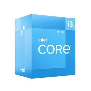 Intel Processador Core i3 (12ª geração) i3-12100 Quad-core (4 Core) 3,30 GHz - Pacote de varejo, azul