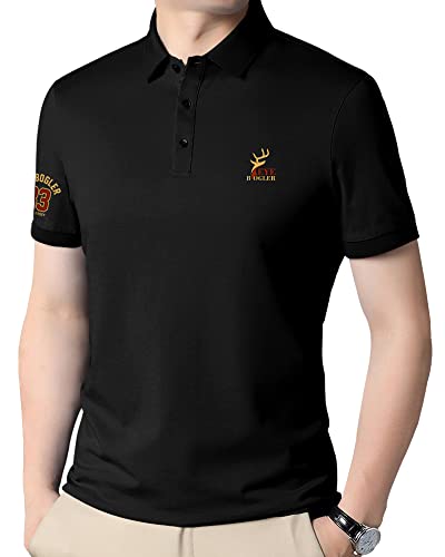 Image of Noble Monk Men's Cotton Blend Regular Fit Polo T-Shirt