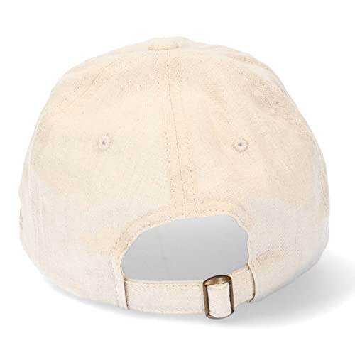 モズ (MOZ) 麻 ヘンプ ロゴ キャップ LOGO HEMP CAP (ベージ