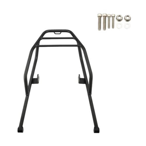 Porte-bagages arrière haut de gamme V7 Stone Trofeo finition noire mate
