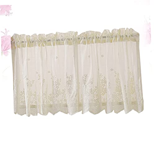 Cortina corta de poliéster Cabilock con encaje beige para evitar reflejos en el cuarto infantil 6