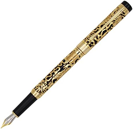 Gullor Advanced Rollerball Pen Jinhao 5000 Red and Gold Dragon Year with Gift Box