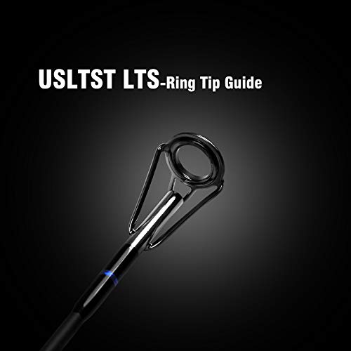 Fiblink 4-Piece Surf Casting Fishing Rod Carbon Fiber Portable Travel Fishing Rod(10-Feet & 12-Feet) (12-Feet) #TOP1