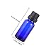 FRCOLOR 12pcs Glass Bottles Large Dropper Hole for Travel and Beauty Liquids Portable Storage for Essential Oils Perfumes