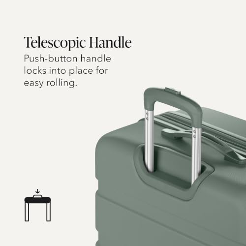 Image of SwissGear 7366, Olive, Checked-Large 27-Inch, Signature Hardside Expandable Luggage With Spinner Wheels