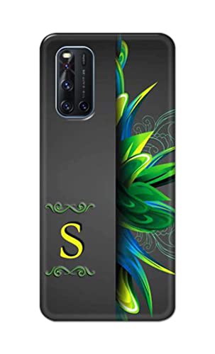 Image of Name II Initial II Letter Alphabet S Hard Back Case Cover for Vivo V19 Back Cover -(J5) VNS2222
