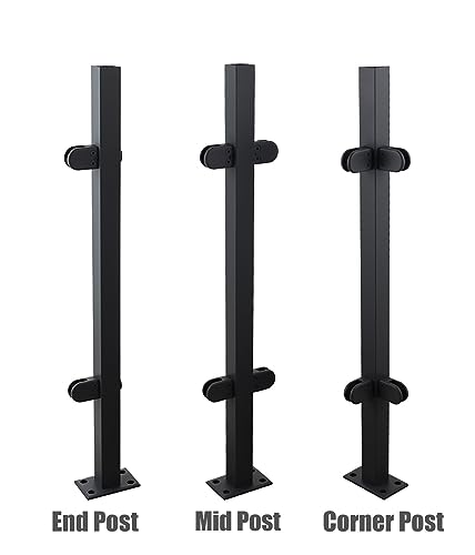 Poteau de balustrade de jardin et balcon à pince de séparation pour garde-corps - 4