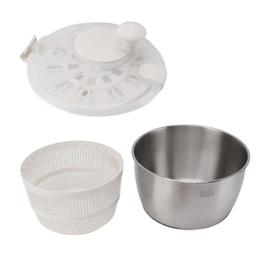 Centrifuga Elettrica Per Insalata, Asciugatrice Per Lattuga E Verdure Ricaricabile Usb~p138000600
