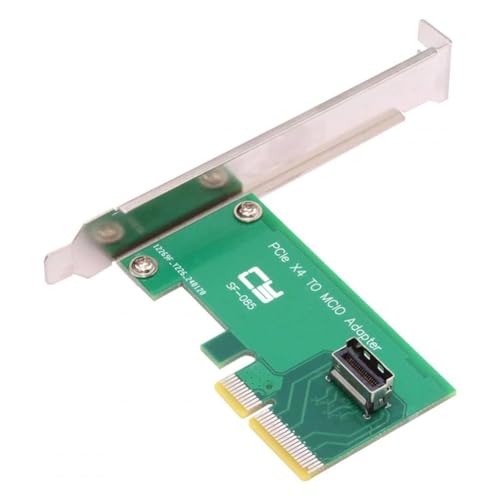 Scheda PCI-Express 5.0 4.0 4X a MCIO Mini Cool Edge IO Adattatore host per SSD PCIe Nvme U.2