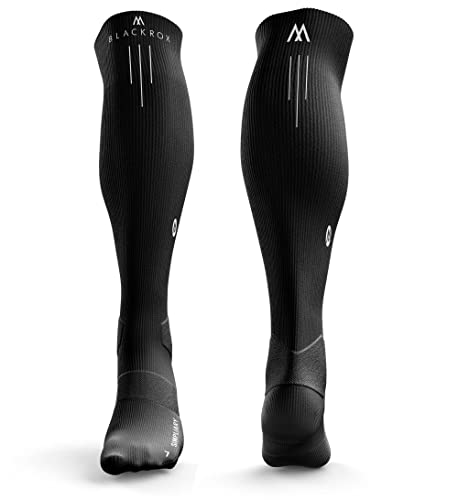BLACKROX KOMPRESSIONSSTRÜMPFE SPORT ASTROPREFORM – Kompressionskniestrümpfe für Damen & Herren – Kompressionsstrümpfe Laufen für Fußball, Fitness & Training – Lange Sport-Kompressionssocken