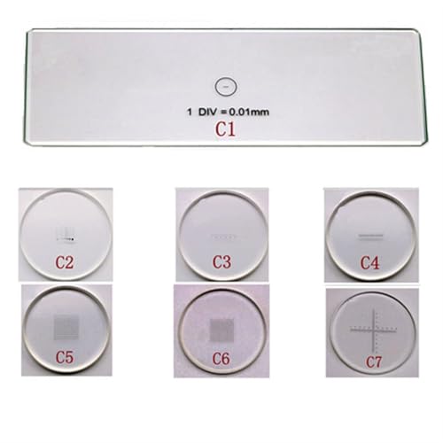 Micromètre de scène C1-C7 pour étalonnage et mesure de microscope - 2