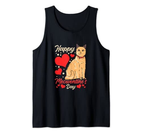 Cat Valentines Day for Girls Kitty Quote Camiseta sin Mangas