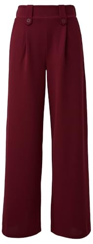 QS Wide-Leg Hose aus Interlockjersey