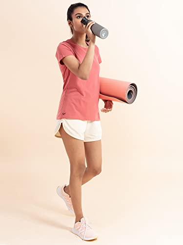 Image of NYKD Solid Cotton Shorts for Women with Pocket | Casual, Sports, Night Wear - NYK039