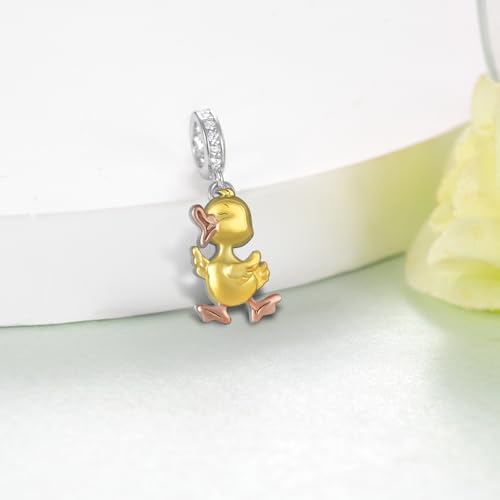 Highland Cow/Axolotl/Duck/Manatee/Dog Charm S925 Sterling Silver Animal Gift for Women Animals Jewerly Gift for Women2
