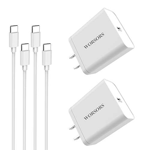 S23 Usb C Super Fast Charger, 25W Pd Type C Fast Charging Wall Charger Block With 6.6Ft Phone Cable For Samsung Galaxy S23 Ultra 5G/S23+/S23/S22/S21/S20/Ultra/Plus/Fe, Note 20/10, A71/A53, Galaxy Tab #TOP2