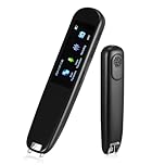 Scan Reader Pen, OCR Digital Translator and Reading Pen For Dyslexia Autism Students, Smart Voice Pen Support 112 Language Voice Translation Offline Scanning Reading for Learning Travel, Black