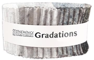 Stonehenge Gradations Graphite Jelly Roll