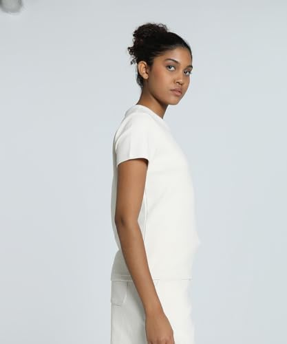Image of Puma Women's Solid Regular Fit T-Shirt