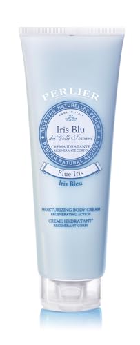Perlier, Línea 'Recetas Naturalii' - Tratamientos para el cuerpo - Crema hidratante corporal - Perfume de iris azul - Tubo de 250 ml