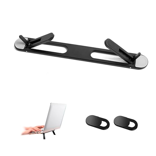 Genérico Soporte Portatil - Soporte Portatil Mesa - Laptop Stand - Accesorios De Escritorio - Tapa Camara Webcam Incluido - (1)