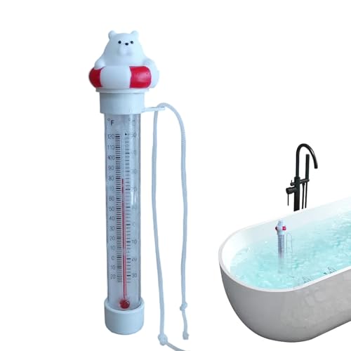 Pool Temperature Metter – 5 colores Floating Pool Temperature Gauge, 50 g Dibujos animados Painciter Tester Gauge For Shower Lake Family Home Outdoor Interior