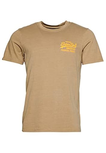 Vintage VL Neon tee M1011478A Superdry Canyon Sand Brown XL Hombre | Ya disponible en tu tienda friki favorita! En mundofriki.es!