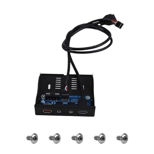 Hub frontal de expansión con puertos USB 3.0 duales de 19 pines para PC de escritorio