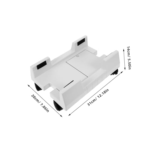 Soporte móvil para torre de computadora TEHAUX con ruedas, carrito para CPU de piso, diseño ahorrador de espacio bajo el escritorio, compatible con gabinetes de torre miniatura 6