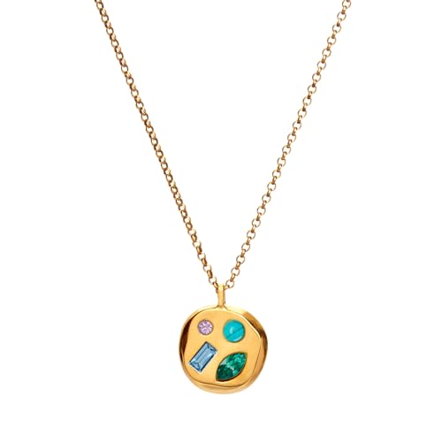 Birthdate 14k Gold Necklace for Women, The May Twenty-Second Pendant - 16-20in Adjustable 14 Karat Gold Chain with Lobster Clasp - Cadenas de Oro 14k Puro Para Mujer, Ladies Jewelry Birthstone