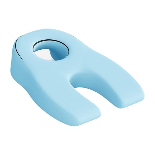 Oreiller mémoire de forme ergonomique respirant bleu avec housse - 2