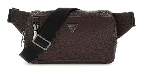 GUESS Torino Bumbag Dark Brown idéal pour vos voyages et sorties urbaines