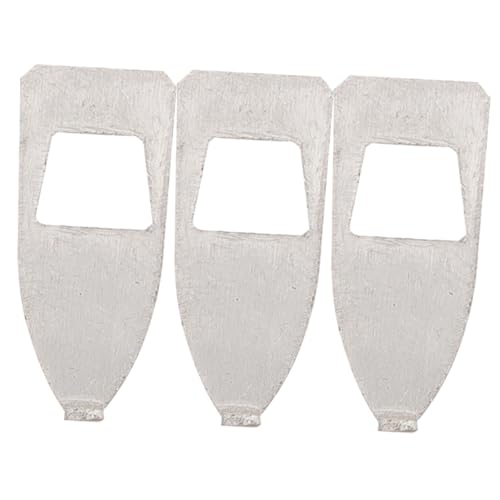 LIFKOME 3Pcs Cello Bow Tips Metal Replacement Parts for Cello Accessories Durable Horsetail Protectors Lightweight Versatile for Stringed Instruments