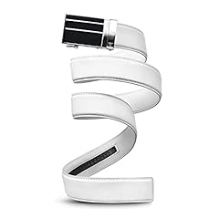 Black Magic Buckle & White Leather