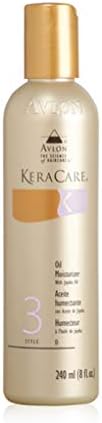 KeraCare Oil Moisturizer 8 oz - With Jojoba Oil & Sunflower Oil - Softens and Moisturizes Hair - No Oily Buildup - Hydrates Dry, Brittle Hair