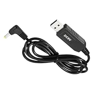 【Size & Package】Total Length: 1m; Wire Diameter: 4mm; Connectors: USB A male to DC jack 4.0x1.7mm; Power: 6w; Input Voltage: DC5V; Output Voltage: DC9V; Max Output Current: 0.66A.Color: Black; Material: PV, Copper; Package:1 x USB Step Up Voltage Con...