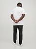 JACK & JONES Men's Logo Tee Plus Size Crew Neck Short Sleeve Oversized T-Shirt JJECORP, Colours:White, Size:XXL #2