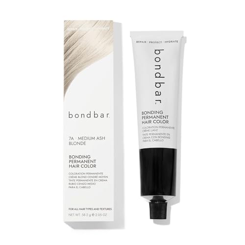 Bondbar 7A Medium Ash Blonde Bonding Permanent Creme Hair Color